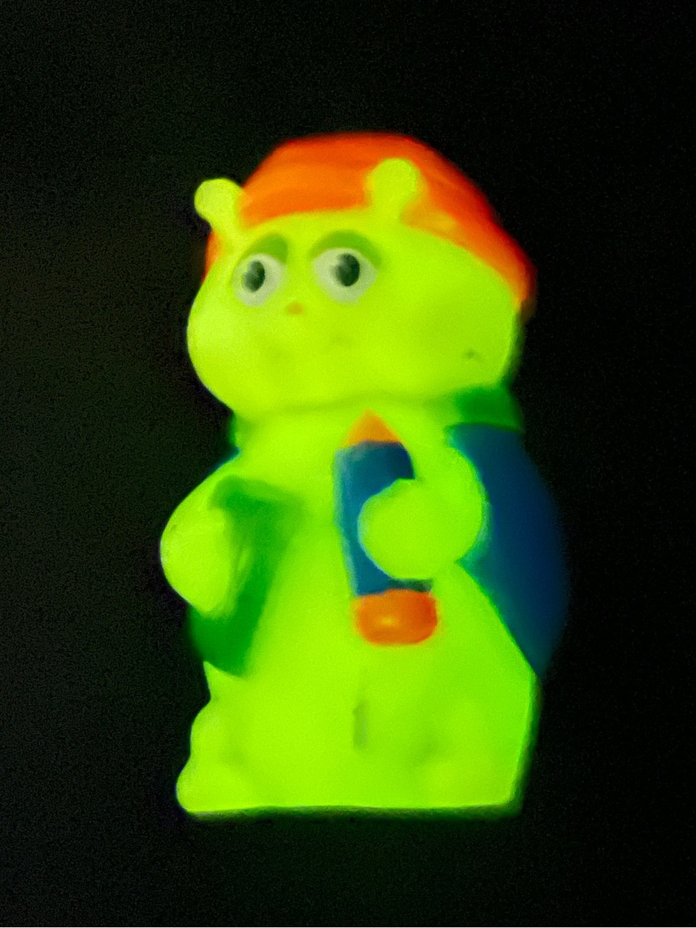 Vintage Glow Worm toy 1980s glow in the dark